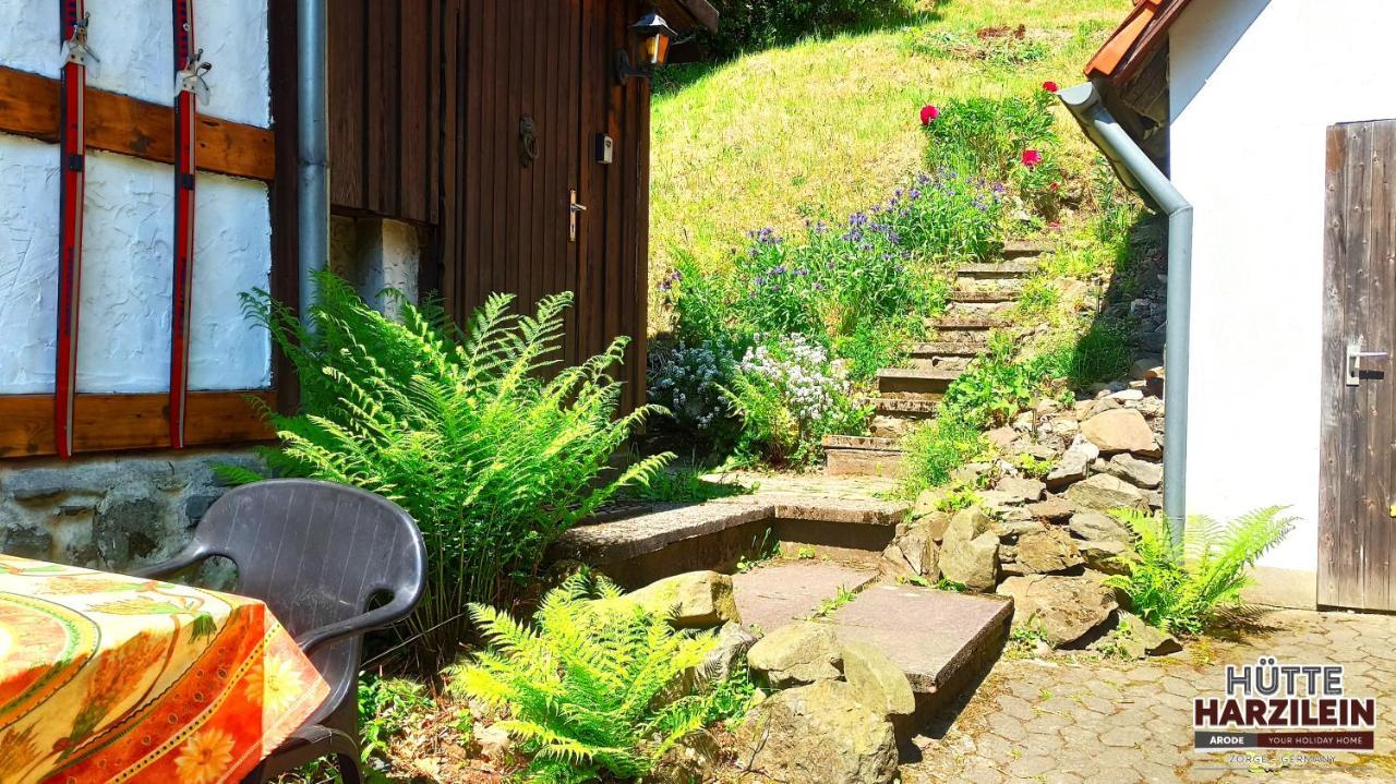 Arode Huette Harzilein - Romantic Tiny House On The Edge Of The Forest Zorge Exterior foto
