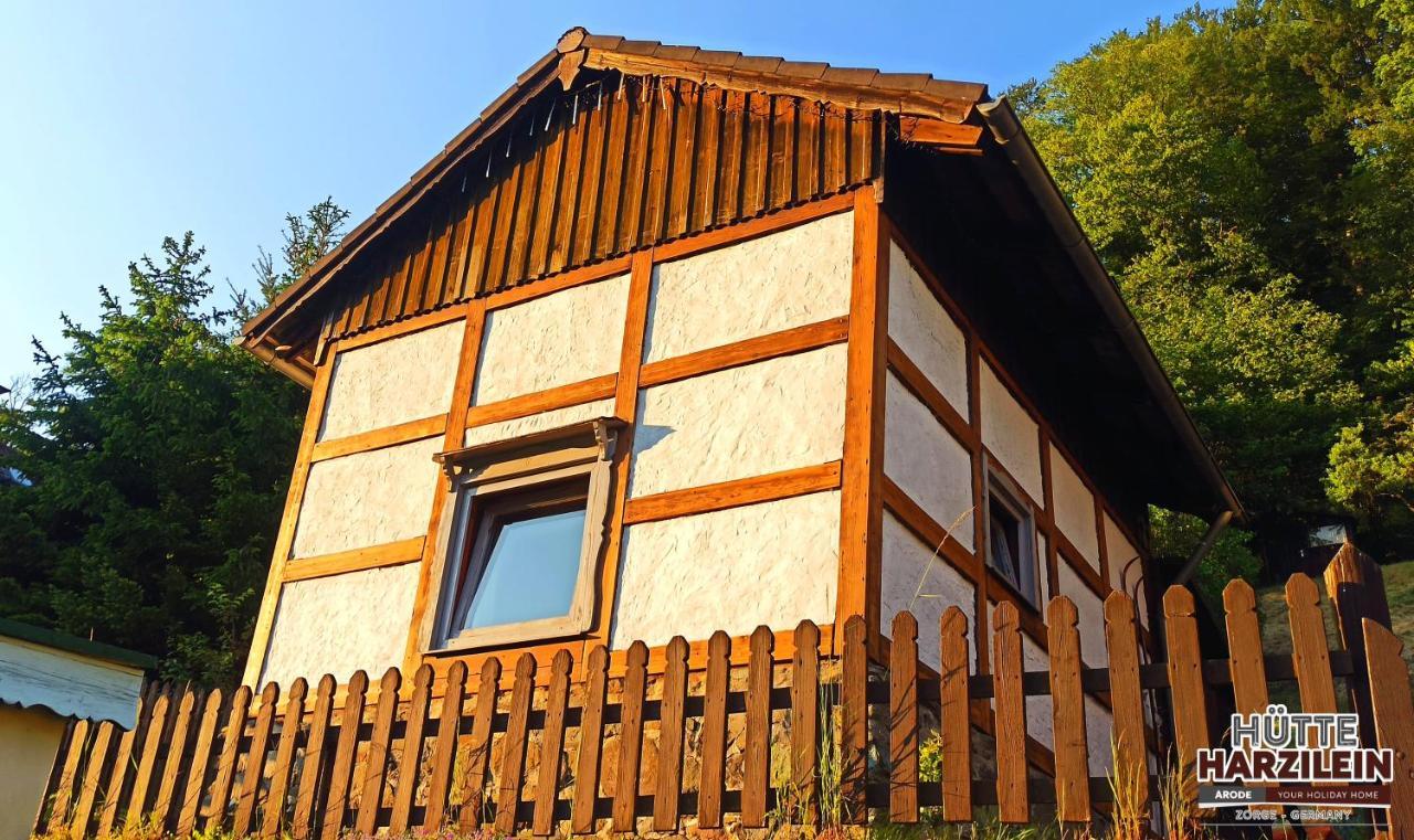 Arode Huette Harzilein - Romantic Tiny House On The Edge Of The Forest Zorge Exterior foto