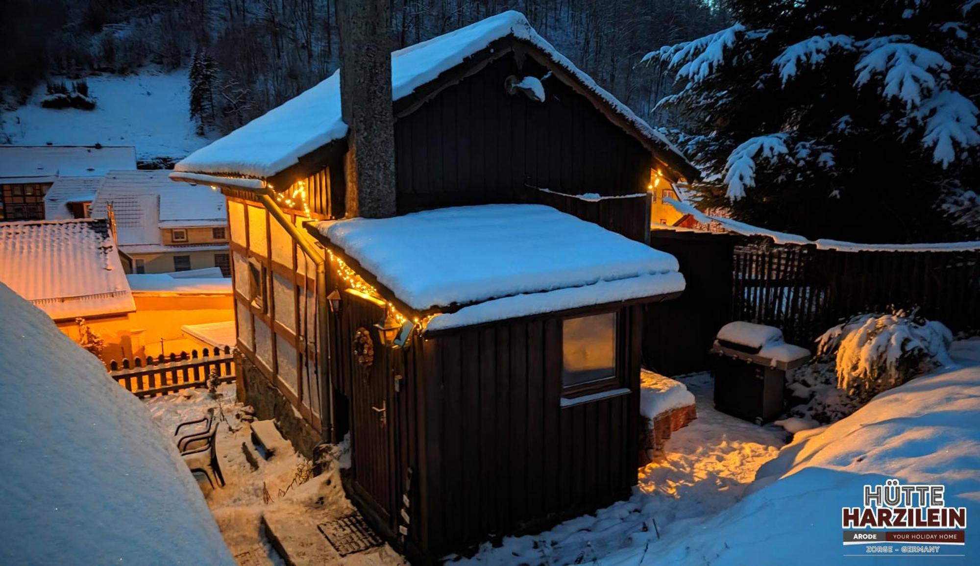 Arode Huette Harzilein - Romantic Tiny House On The Edge Of The Forest Zorge Exterior foto