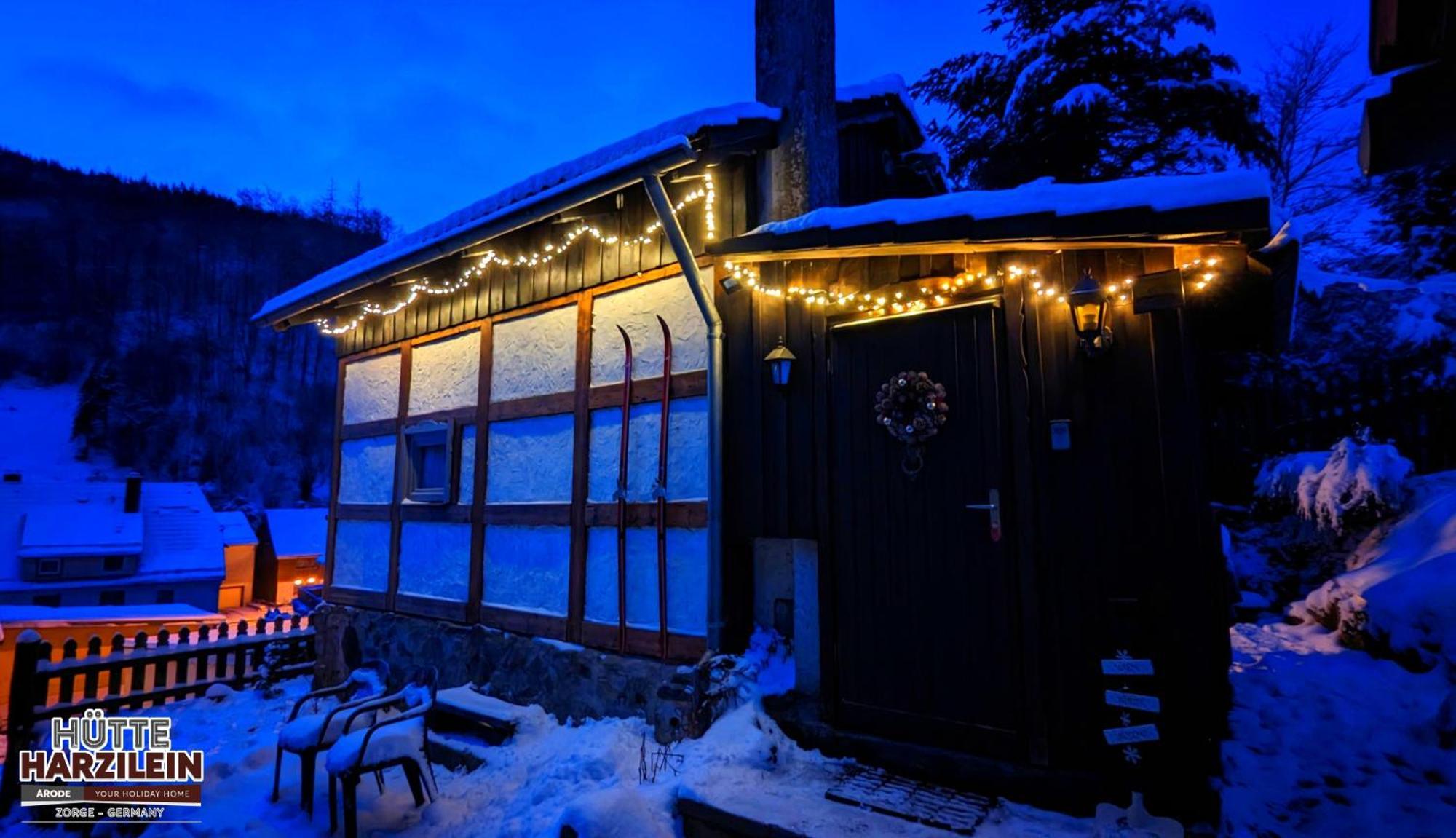 Arode Huette Harzilein - Romantic Tiny House On The Edge Of The Forest Zorge Exterior foto