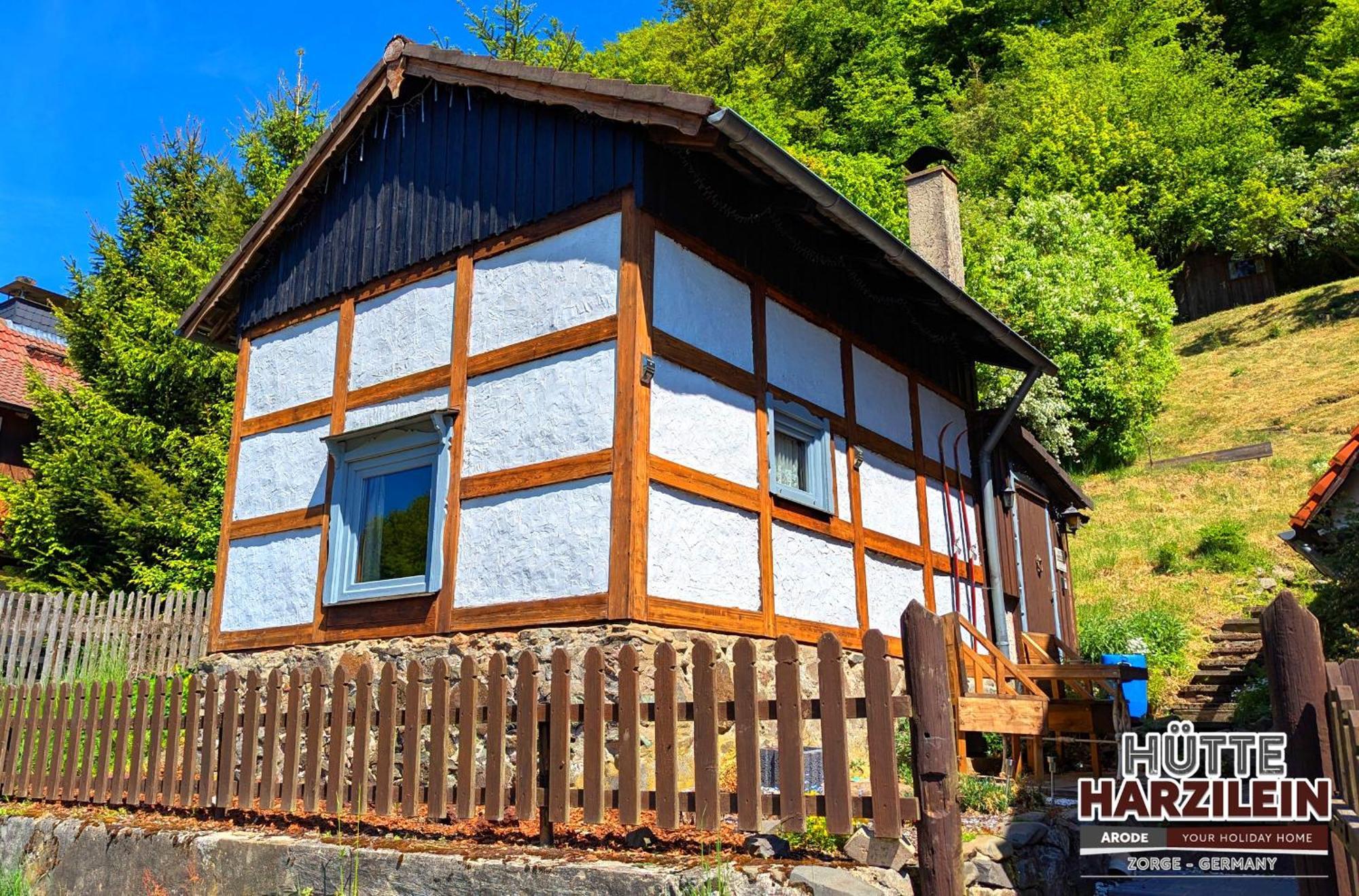 Arode Huette Harzilein - Romantic Tiny House On The Edge Of The Forest Zorge Exterior foto